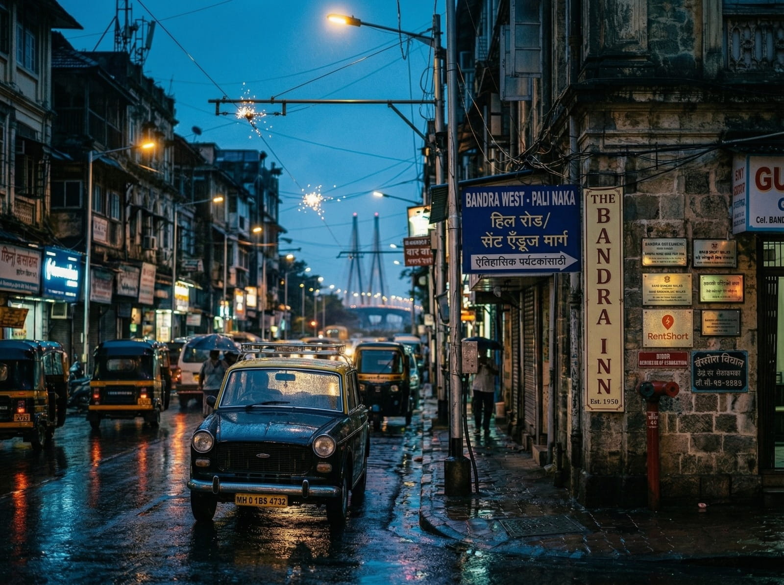 Large dinner in outdoor warehouse space